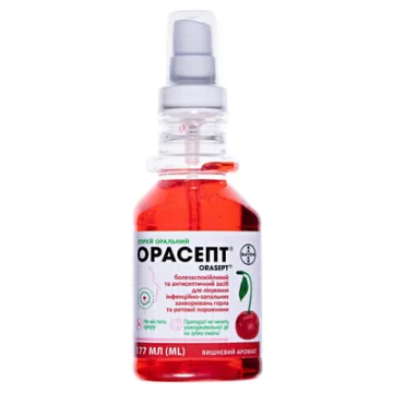 Орасепт спрей ор. 1.4 % по 177 мл у флак.