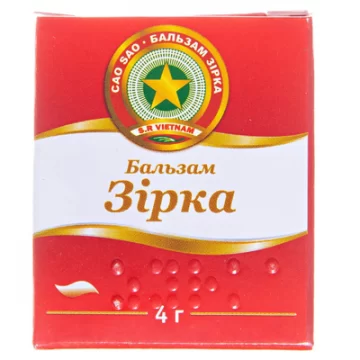 Зірка бальзам по 4 г у бан.
