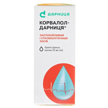 Корвалол-Дарниця краплі ор., р-н по 25 мл у флак.
