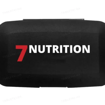 Органайзер для таблеток 7Nutrition Pillbox 7 секцій, чорний