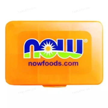 Органайзер для таблеток NOW Vitamin Case Small, 6 секцій, кишеньковий