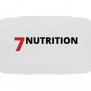 Органайзер для таблеток 7Nutrition Pillbox 7 секцій, білий